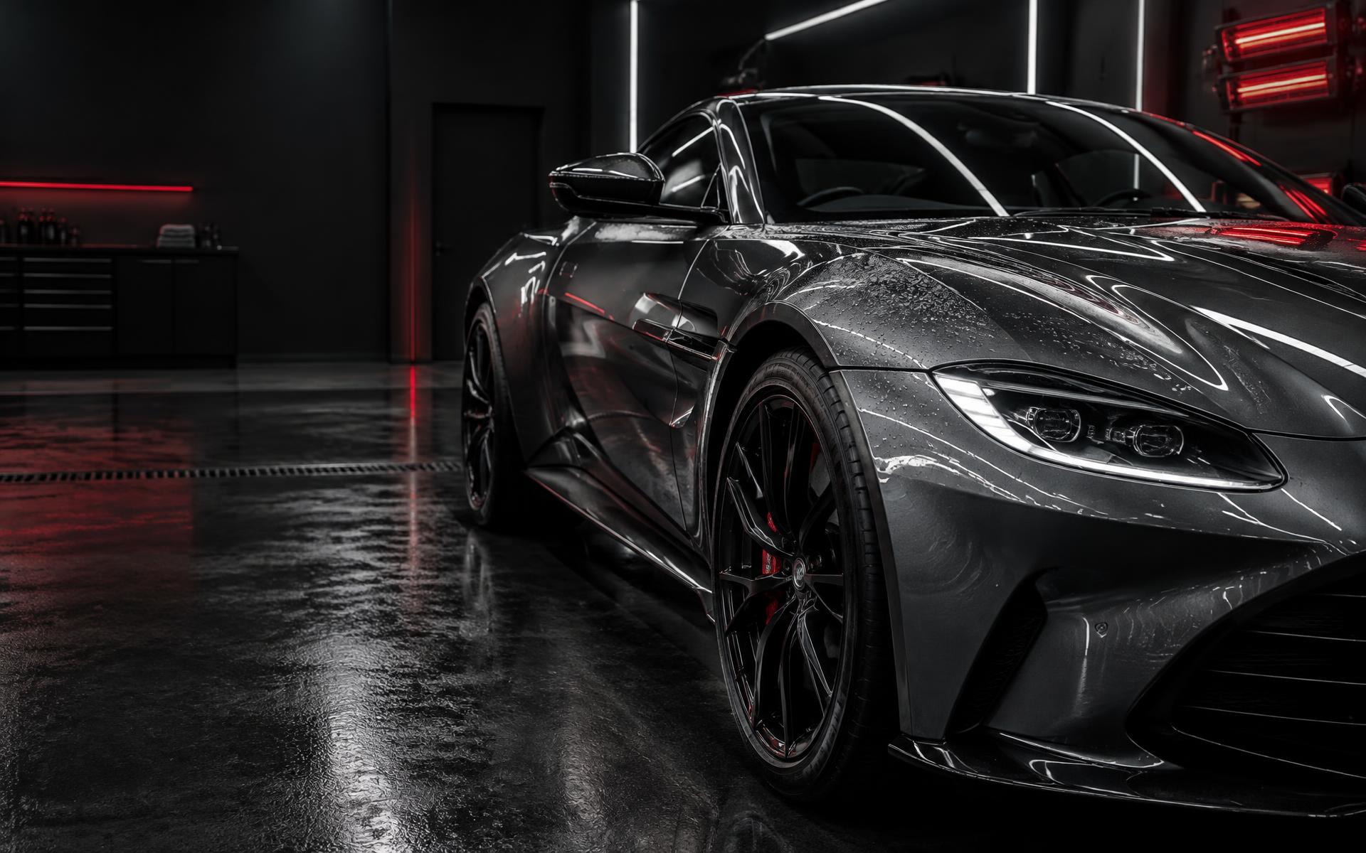 Placeholder: ceramic-coated performance car in a detailing studio — replace with Danny's photo
